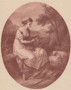 Die Schäferin nach Angelika Kaufmann (1741-1807) 